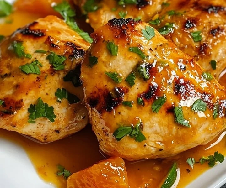 Pollo a la Naranja Caramelizada